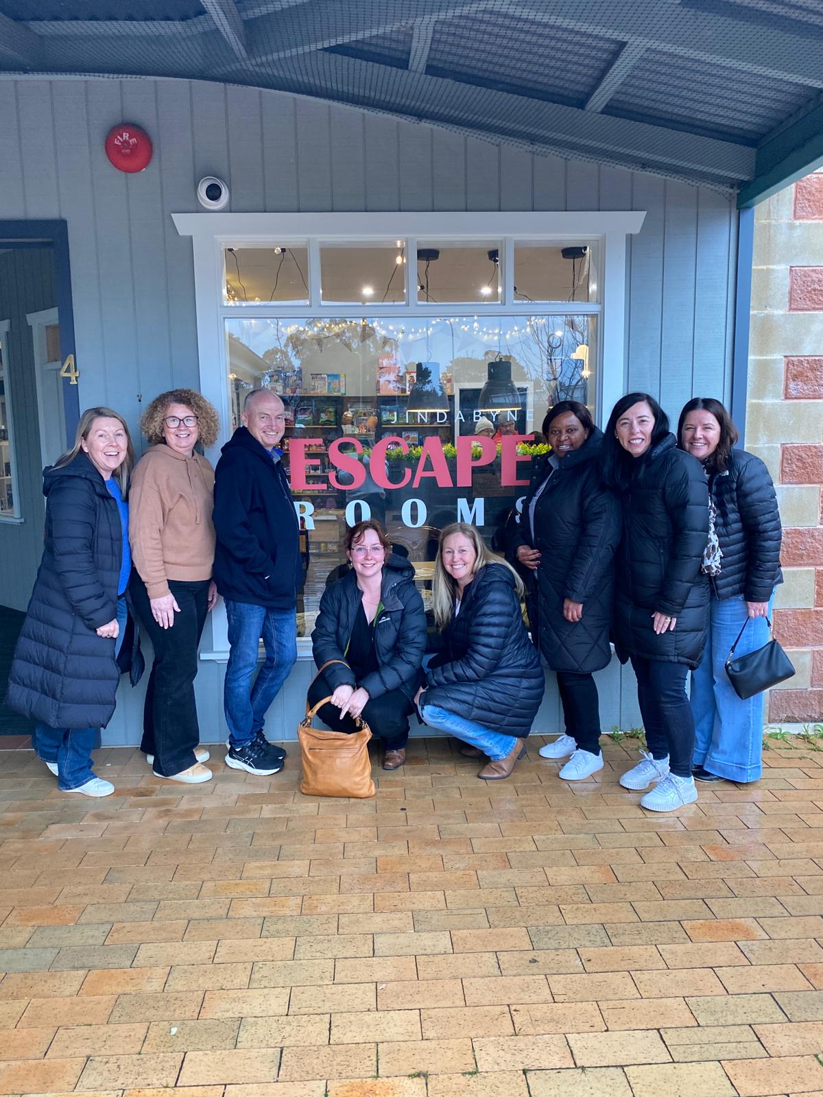 Cooma team escape room