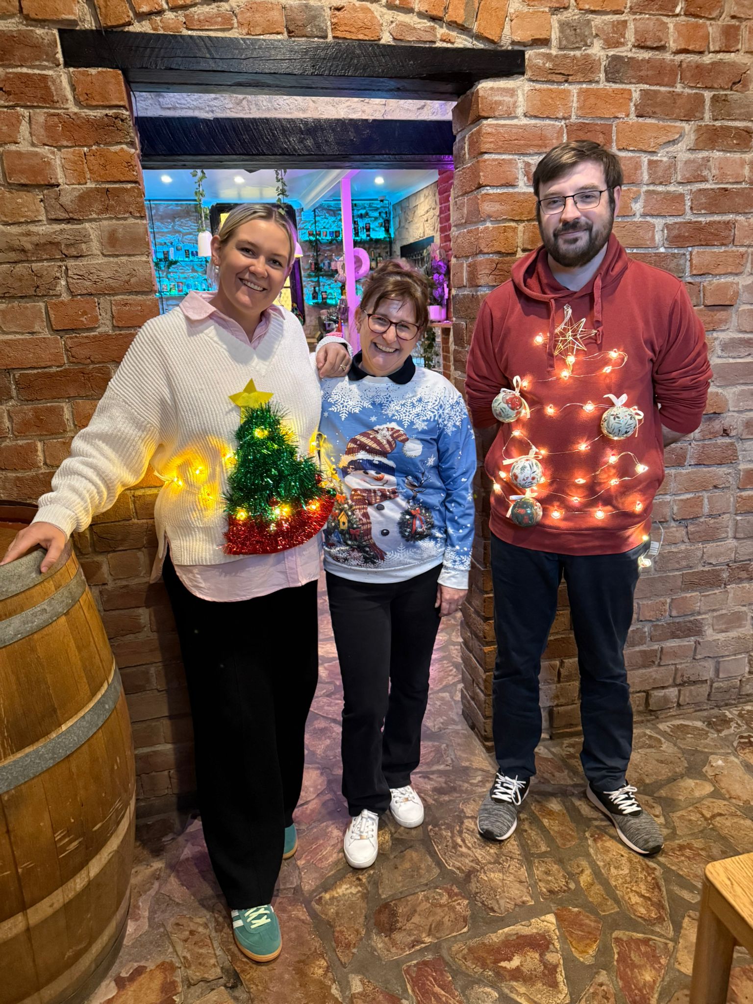 Christmas in July with Dubbo team